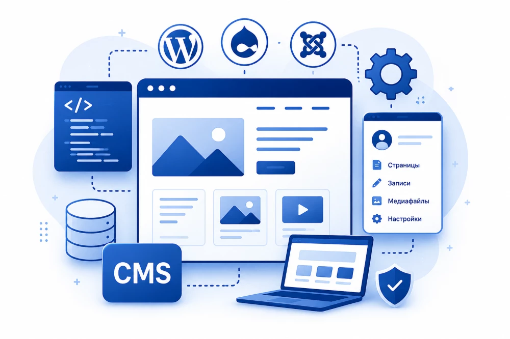 Разработка сайтов на CMS и фреймворках