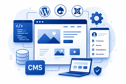 Разработка сайтов на CMS и фреймворках